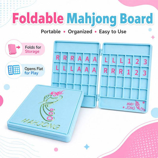 Foldable American Mahjong Practice Board | Card Game Accessories