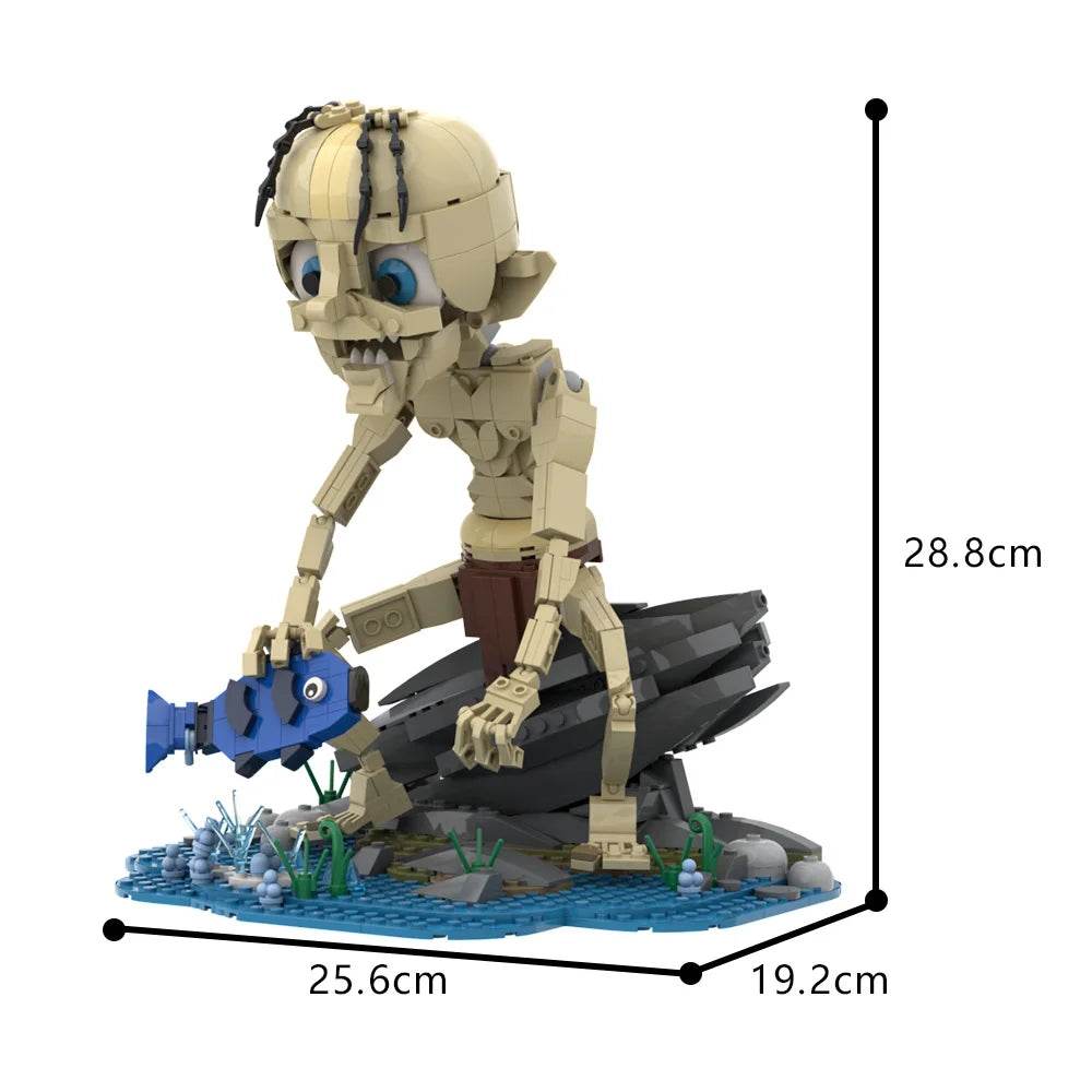 560PCS MOC Gollum Doll Model Building Blocks Building Bricks MOC Gift - ToylandEU