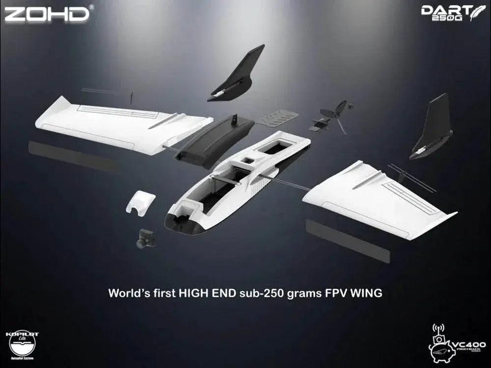 570mm Wingspan ZOHD Dart250G EPP FPV RC Airplane -  ToylandEU™
