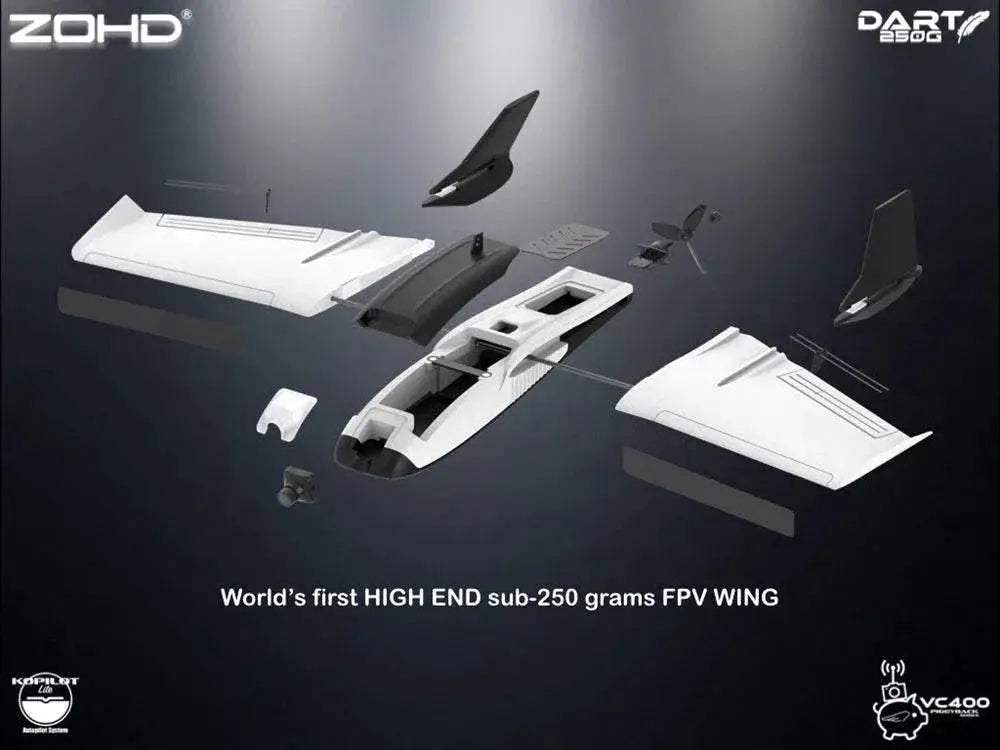  570mm Wingspan ZOHD Dart250G EPP FPV RC Airplane -  ToylandEU™