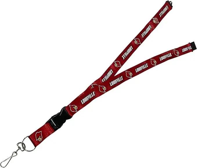 Louisville Cardinals Lanyard Breakaway with Key Ring Style