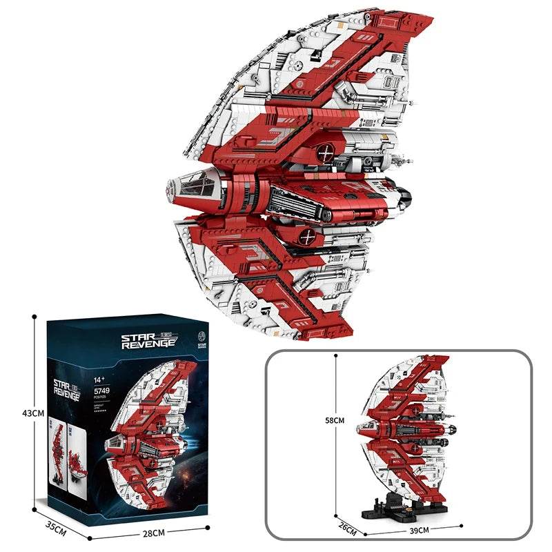 5749PCS UCS T6-Shuttle Spacecraft Model Building Blocks - ToylandEU