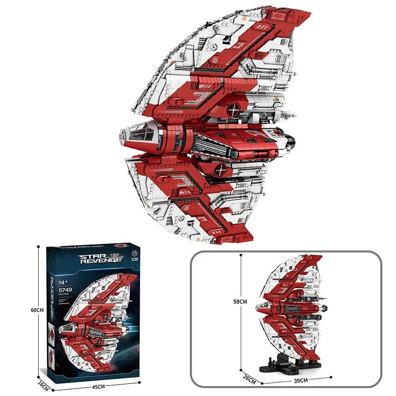 5749PCS UCS T6-Shuttle Spacecraft Model Building Blocks - ToylandEU