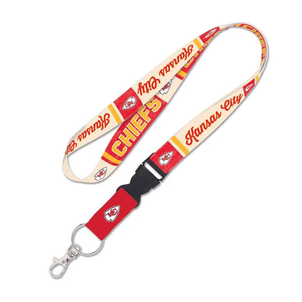 Kansas City Chiefs Lanyard with Detachable Buckle Vintage