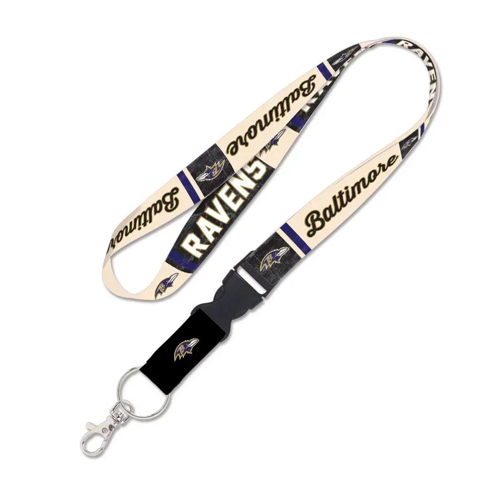 Baltimore Ravens Lanyard with Detachable Buckle Vintage