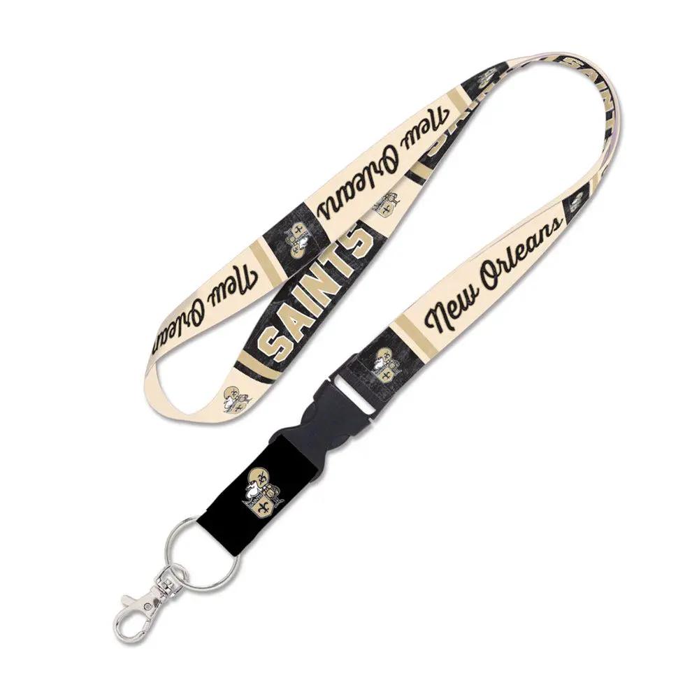 New Orleans Saints Lanyard with Detachable Buckle Vintage