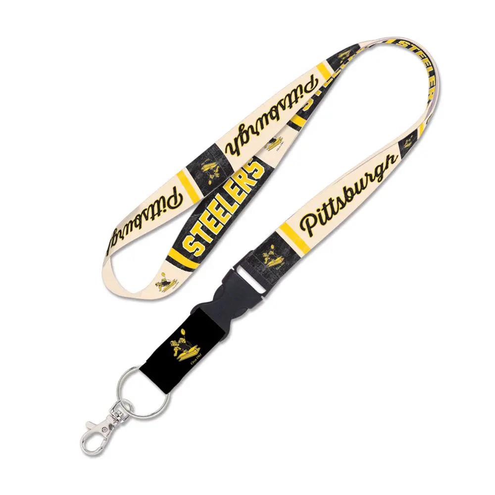 Pittsburgh Steelers Lanyard with Detachable Buckle Vintage