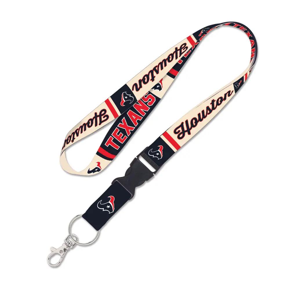 Houston Texans Lanyard with Detachable Buckle Vintage