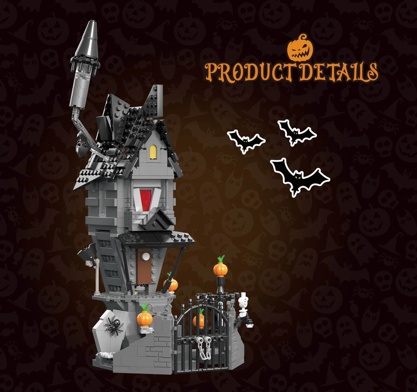 581PCS Nightmareal Castle Building Blocks DIY Toys For Kids - ToylandEU