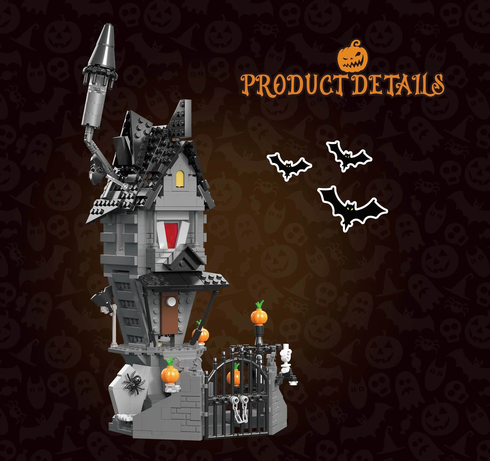 581PCS Nightmareal Castle Building Blocks DIY Toys For Kids - ToylandEU