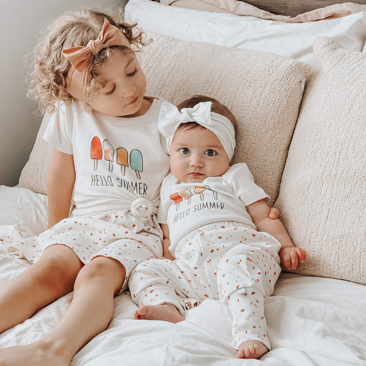 Hello Summer Graphic Bodysuit | Organic Cotton | Baby