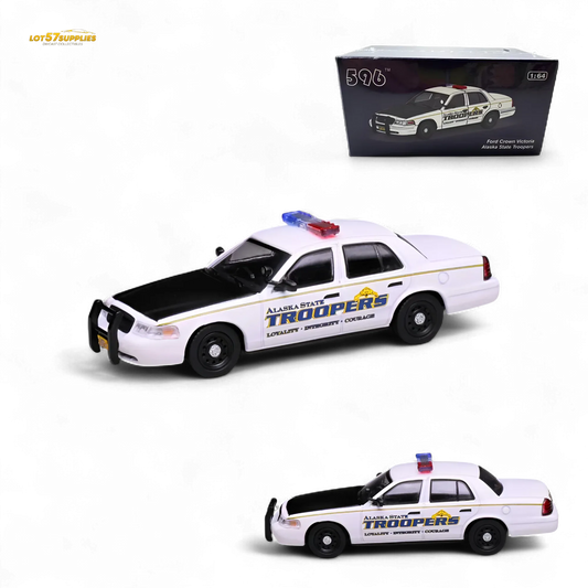596 Ford Crown Victoria Alaska State Troopers 1:64 - ToylandEU
