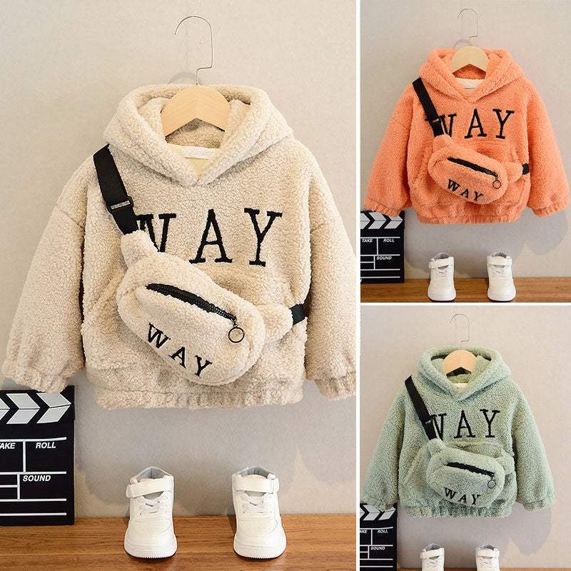 Kids' Fleece Jacket With Hat | Cashmere | Baby & Children's Outerwear