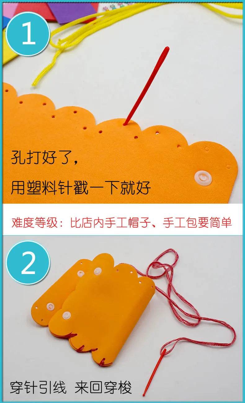 5PCS Sew Your Own Purses Sewing Bags Kit for Kids Girls - ToylandEU