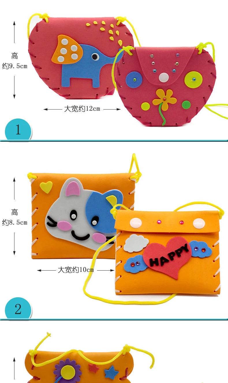 5PCS Sew Your Own Purses Sewing Bags Kit for Kids Girls - ToylandEU