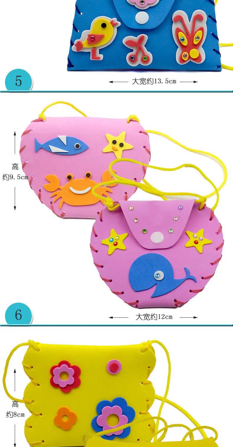 5PCS Sew Your Own Purses Sewing Bags Kit for Kids Girls - ToylandEU
