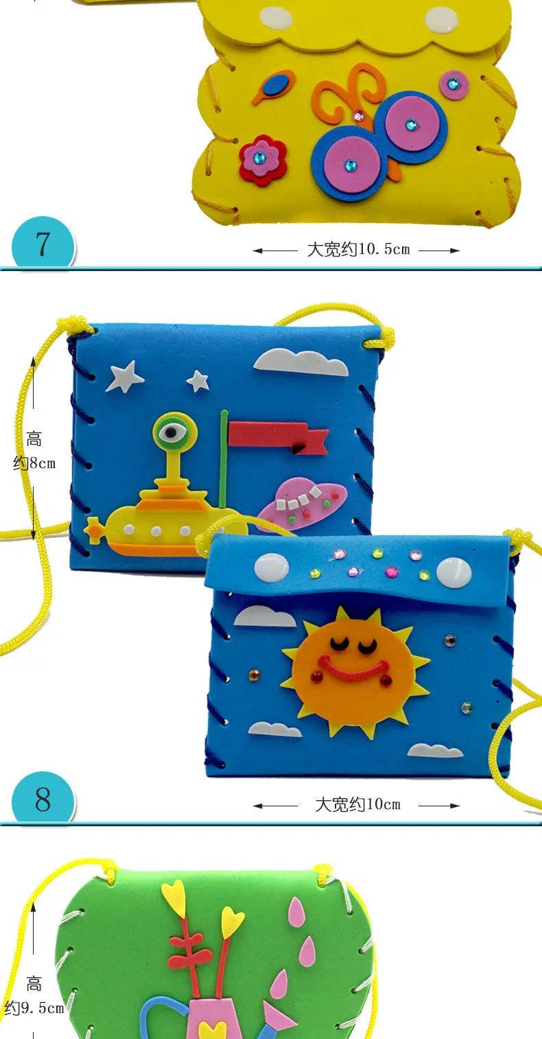 5PCS Sew Your Own Purses Sewing Bags Kit for Kids Girls - ToylandEU