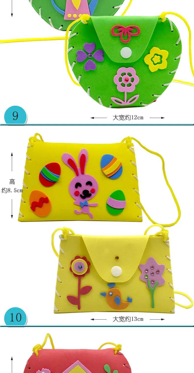 5PCS Sew Your Own Purses Sewing Bags Kit for Kids Girls - ToylandEU
