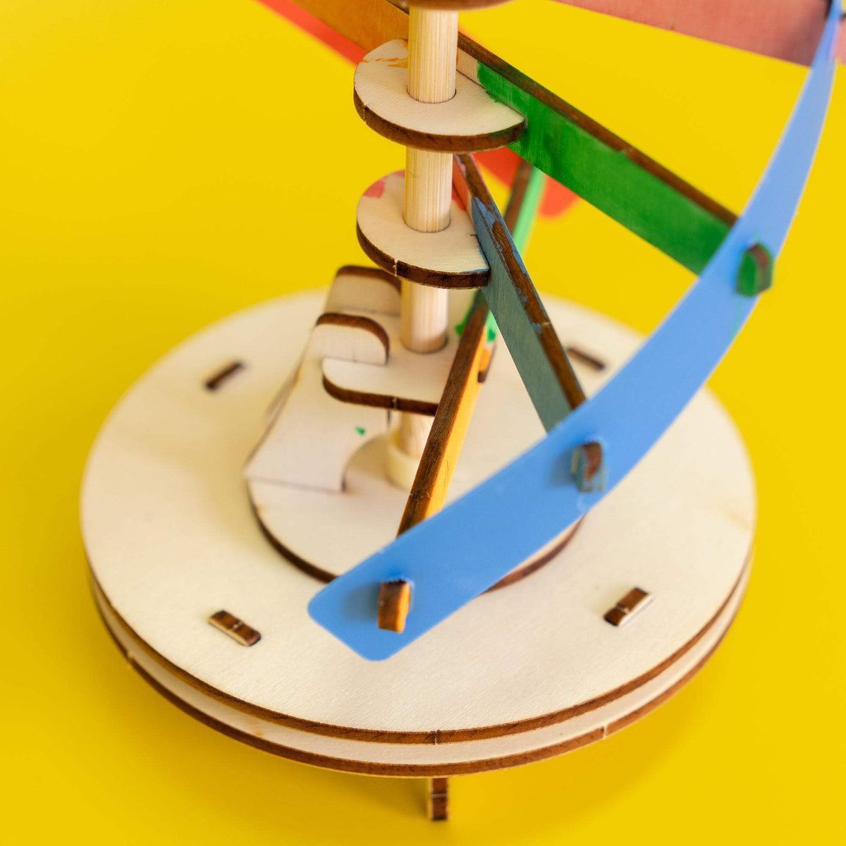 DNA Double Helix Model Kit | Wooden Build And Paint | Biology Science Project