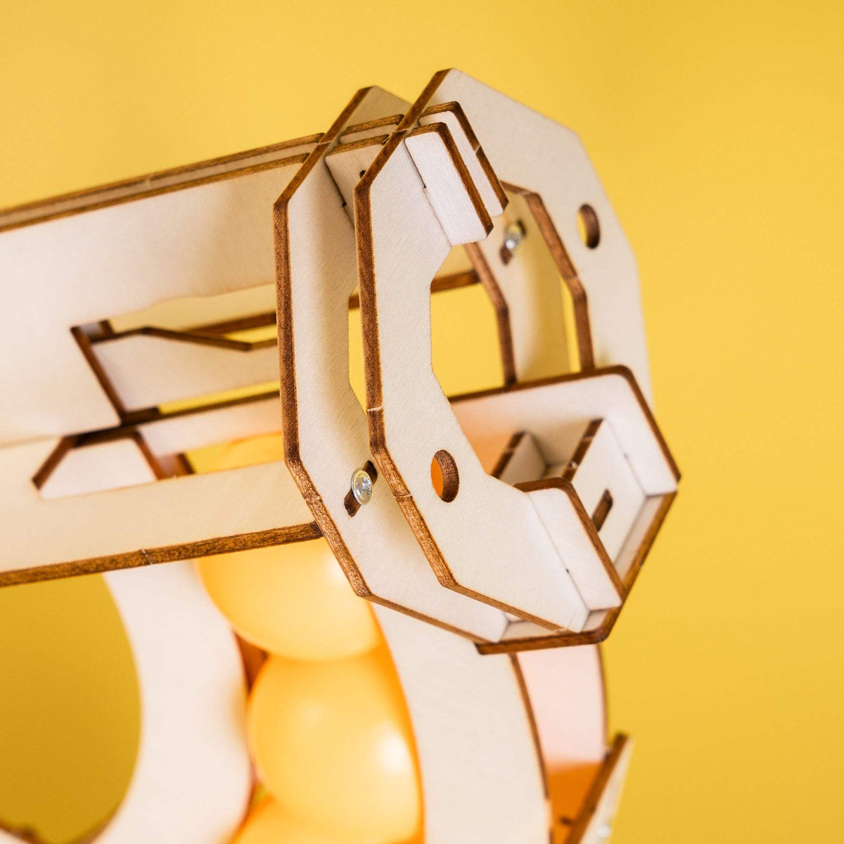 Wooden Launcher Kit | Elastic Drive | Educational STEM Lab For Students