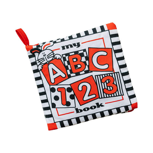 Soft Cloth ABC Book | High Contrast Colors | Crinkle Sensory Layers | Newborn
