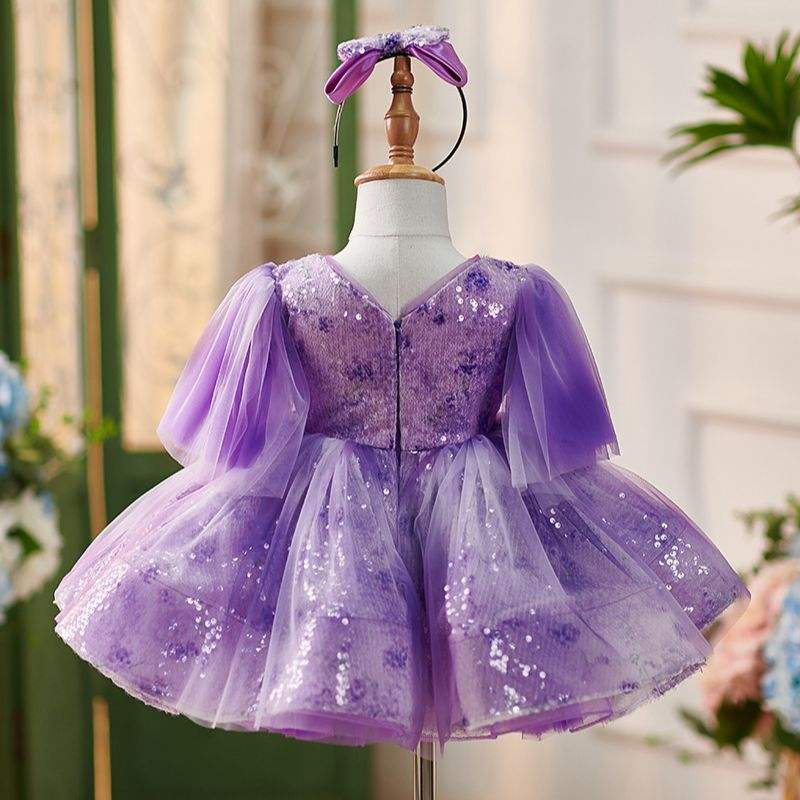 Girls' Princess Pettiskirt Dress | Purple