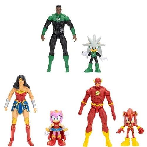 Action Figure | 2.5-Inch | 2-Pack Set | DC x Sonic Crossovers