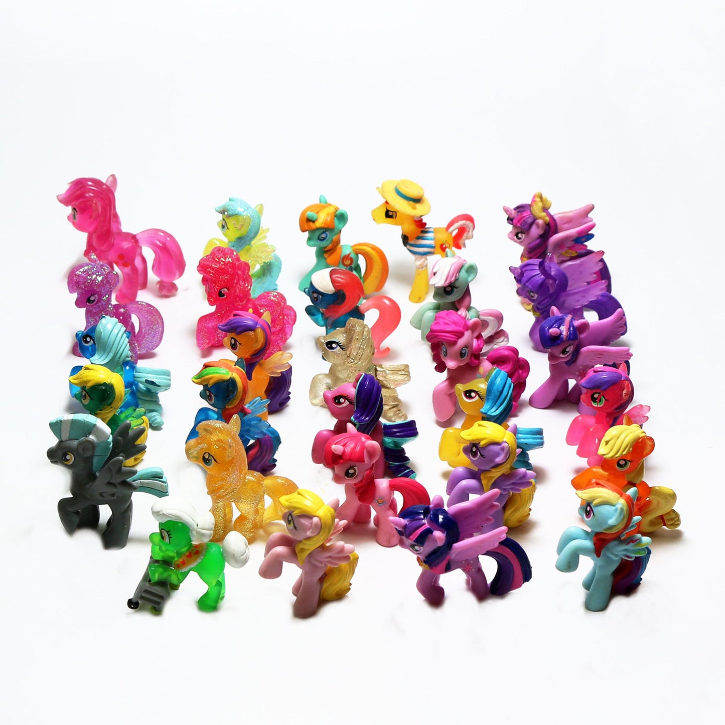 My Little Pony Anime Girl Figure Toys - Rarity and Rainbow Dash