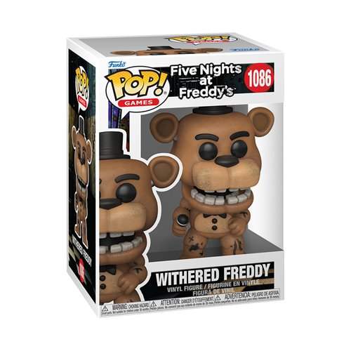 Funko Pop Vinyl Figure | Five Nights At Freddy Withered Freddy | 1086 | 4 Inch