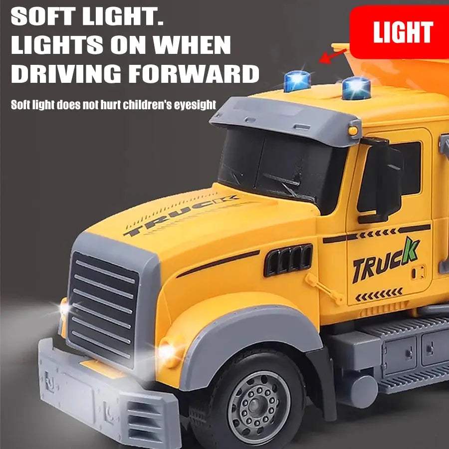  6-Channel 2.4G RC Dump Truck With Lights -  ToylandEU™