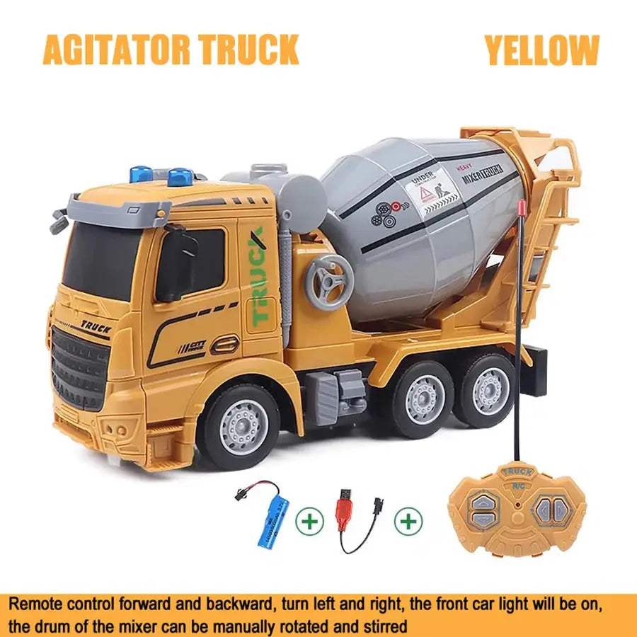 6-Channel 2.4G RC Dump Truck With Lights -  ToylandEU™