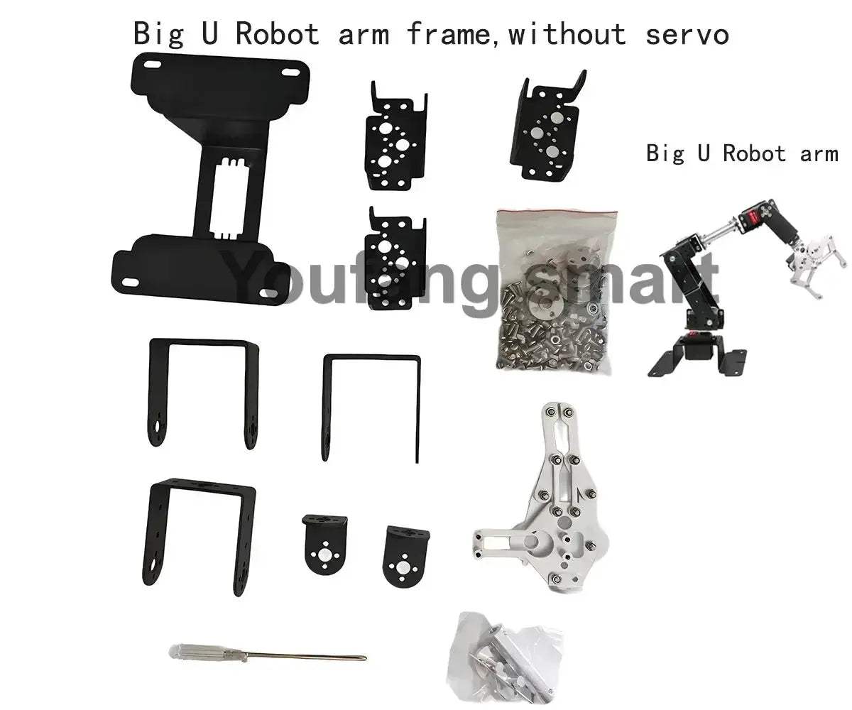 6 DOF Robot Arm Starter Kit With Arduino Open Source - ToylandEU