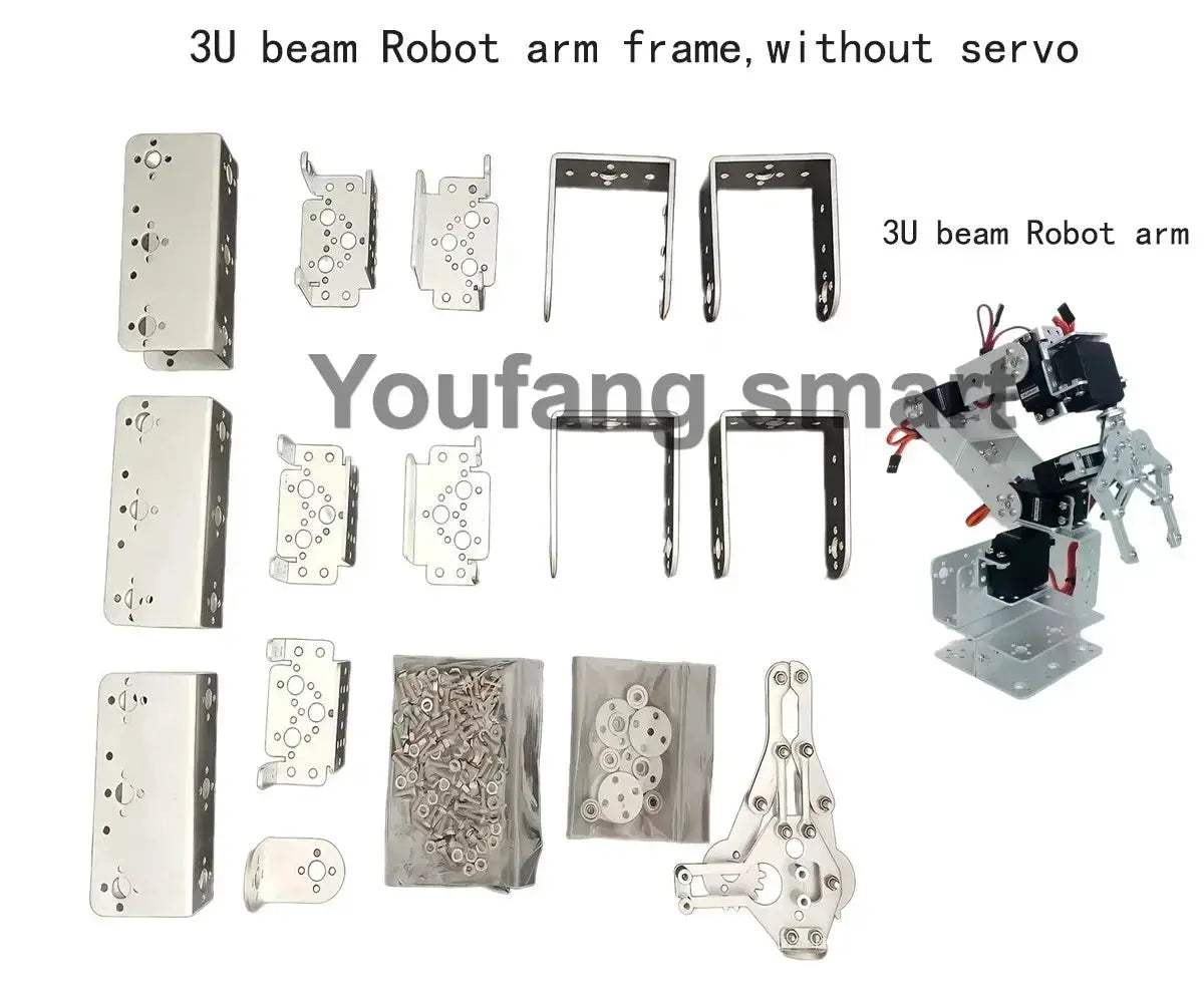 6 DOF Robot Arm Starter Kit With Arduino Open Source - ToylandEU