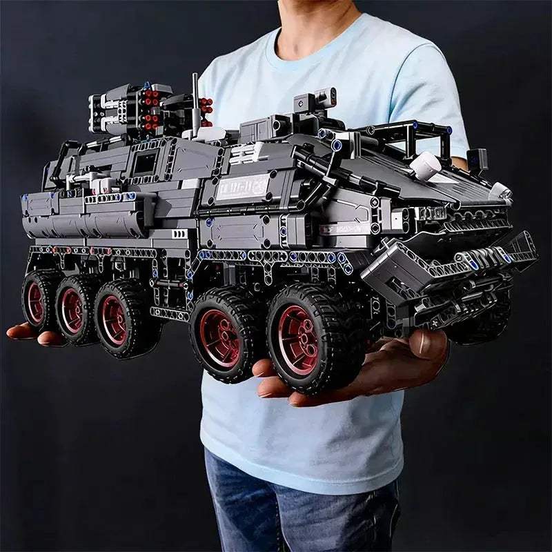 6-In-1 Police Car Building Blocks Military Offroad Truck DIY - ToylandEU