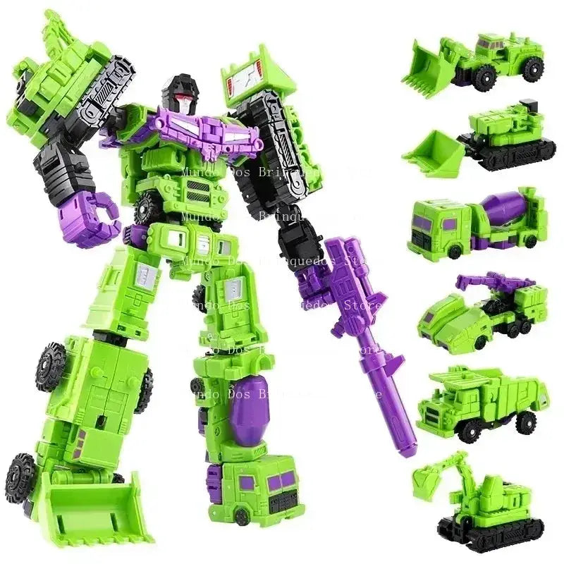 6 In 1 Transformers Devastator Action Figure Robot - ToylandEU
