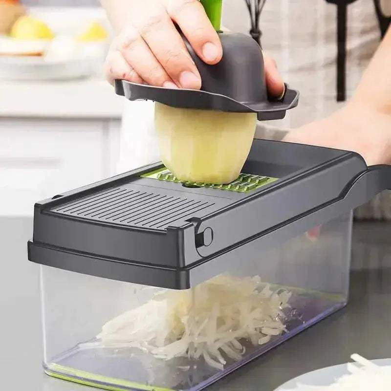 6-In-1 Vegetable Chopper And Mandoline Slicer With Safe Container - ToylandEU