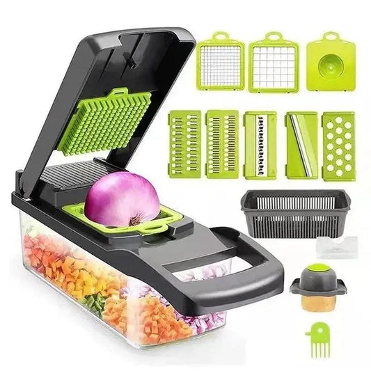  6 In 1 Vegetable Chopper Mandoline Slicer With Safe Box -  ToylandEU™