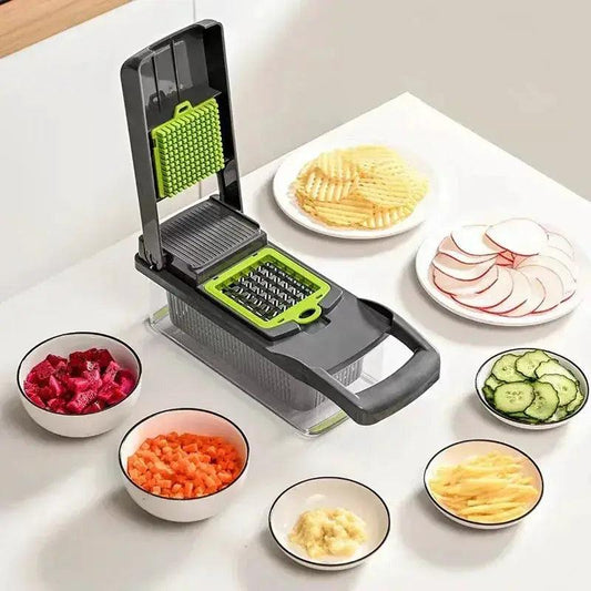  6 In 1 Vegetable Chopper Mandoline Slicer With Safe Box -  ToylandEU™