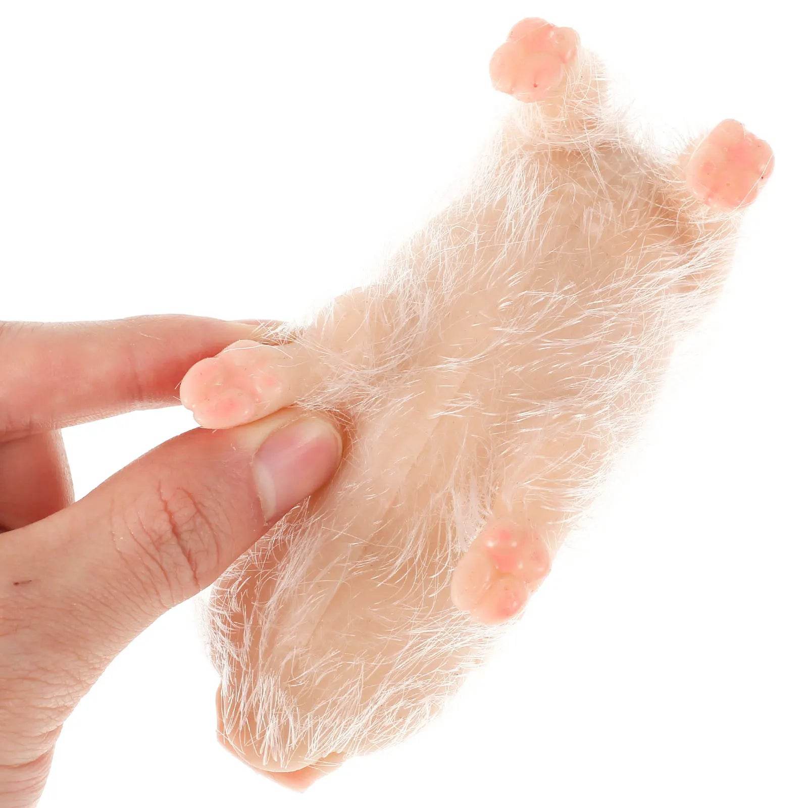 6 Inch Lifelike Silicone Pig Doll Mini Reborn Piglet Stretchy Realistic Soft Cute Piggy Full Silicone Body Toy - ToylandEU