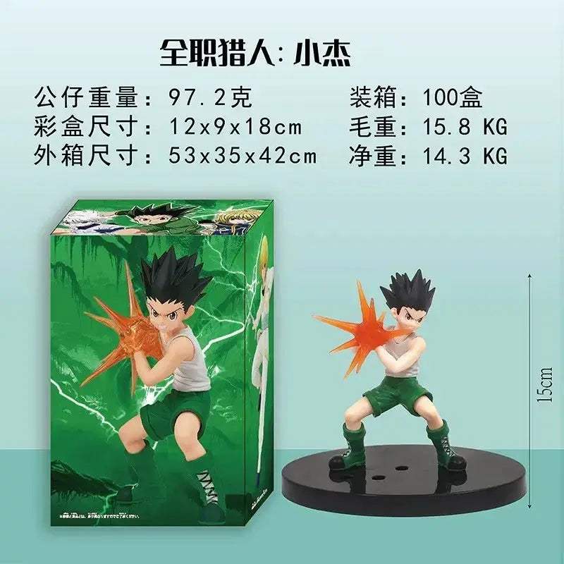 6 PCS Hunter X Hunter Figurines, Chrollo Killua Gon Hisoka Kurapika Illumi Action Figure PVC Statue - ToylandEU