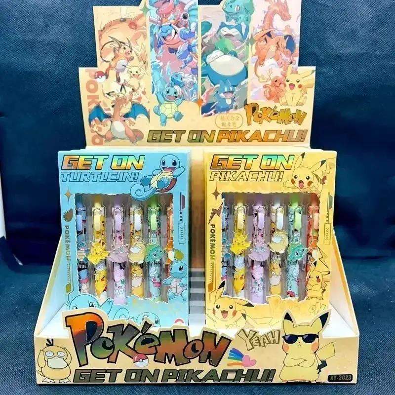 Pokemon Click Pens Set Six Gel Pens With Cute Characters - ToylandEU