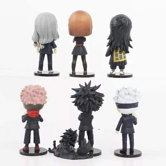 7 Piece Jujutsu Kaisen Chibi Figures Set PVC 7cm Collectible - ToylandEU