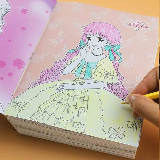6 Princess-Themed Coloring Books for Girls Aged 3-10 - Unleash Creativity! - ToylandEU