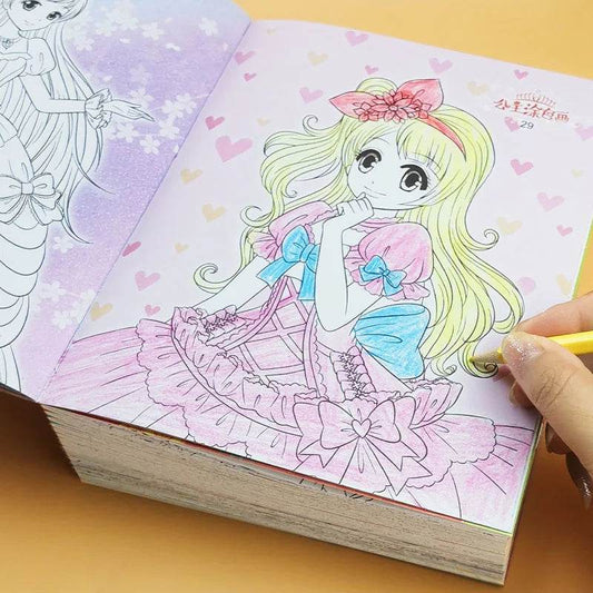 6 Princess-Themed Coloring Books for Girls Aged 3-10 - Unleash Creativity! - ToylandEU