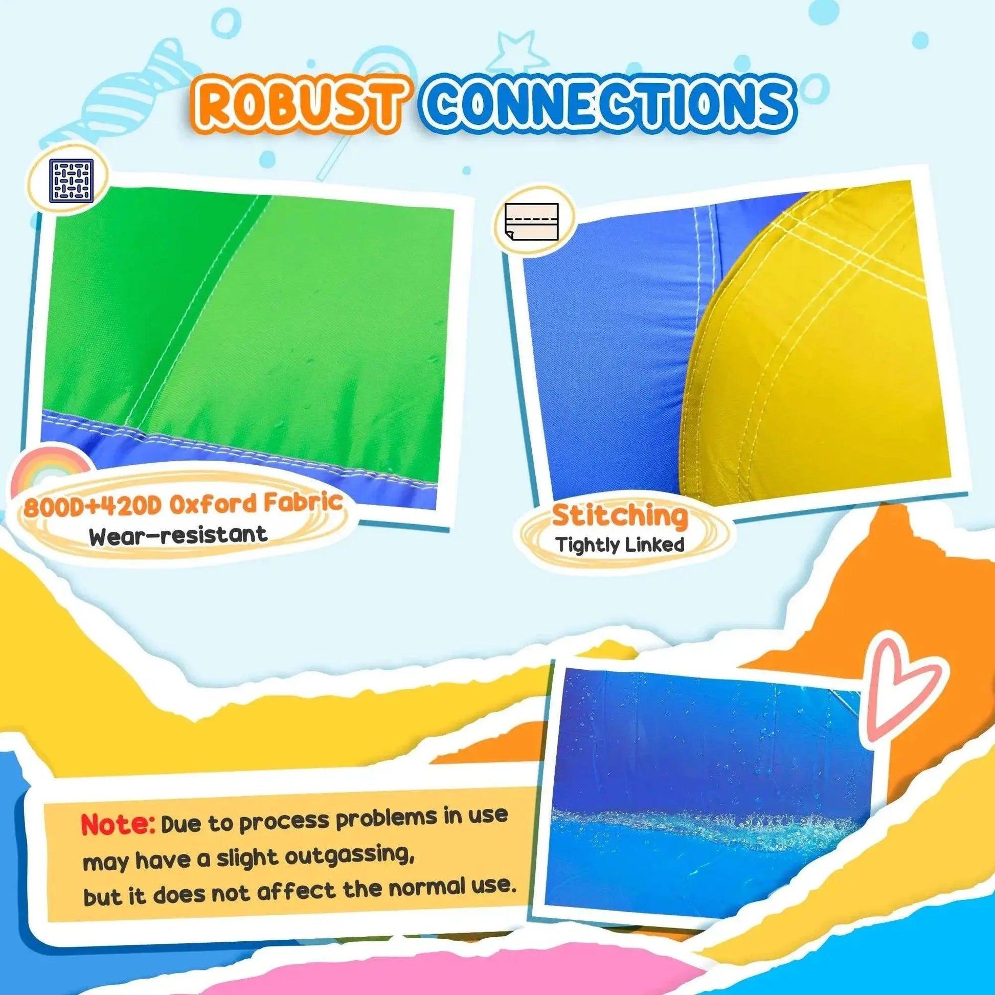  6-in-1 Inflatable Bounce House Outdoor Toy Water Slide Kids -  ToylandEU™