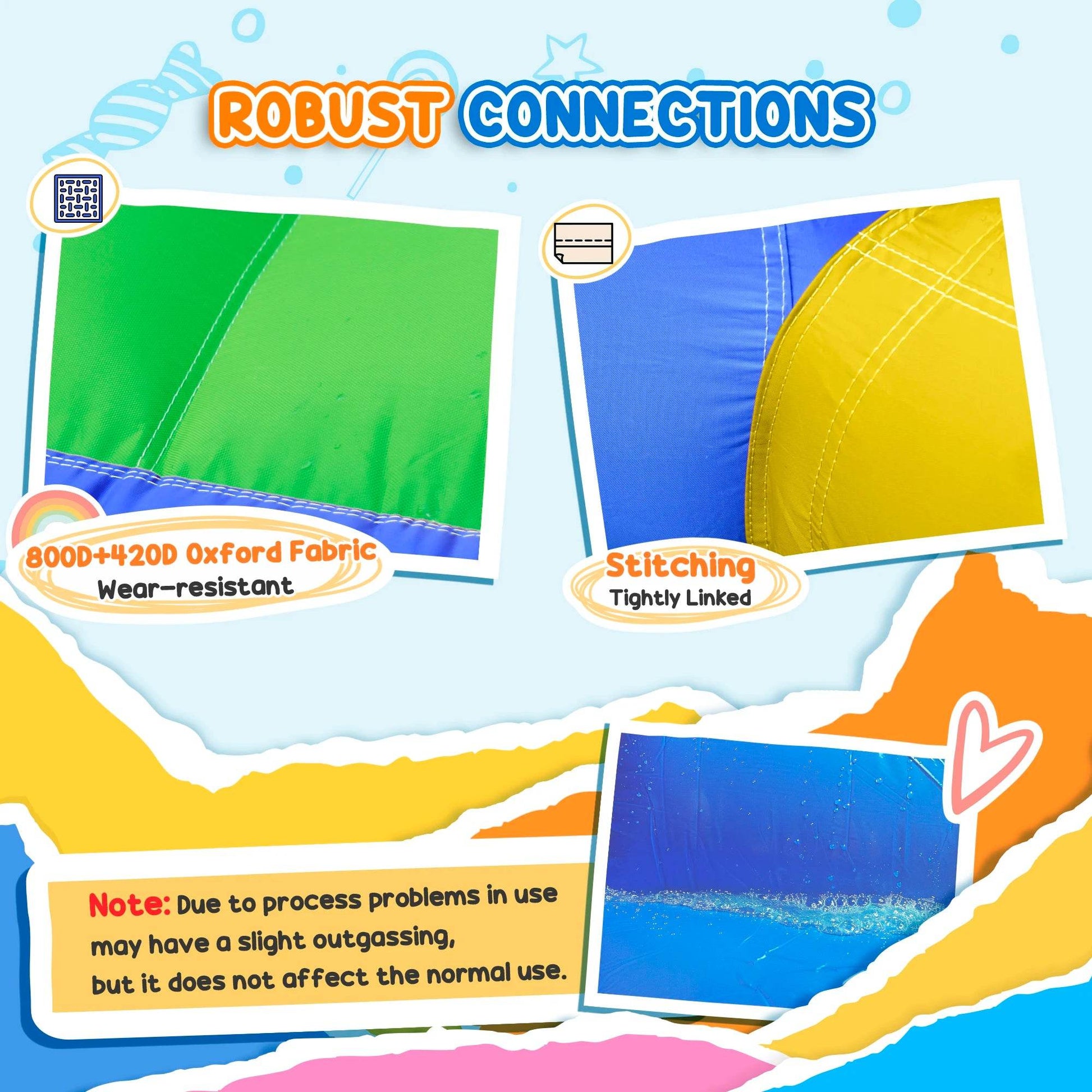 6-in-1 Inflatable Bounce House Outdoor Toy Water Slide Kids - ToylandEU