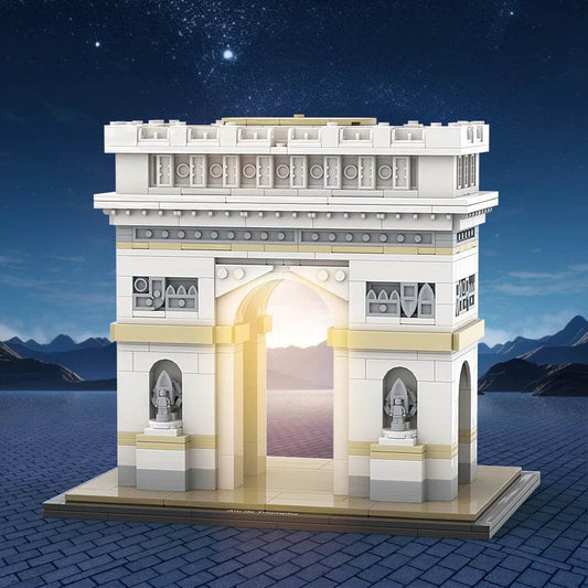 603PCS Arc De Triomphe Of France Building Blocks Model - ToylandEU