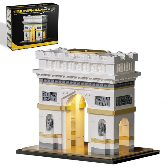 603PCS Arc De Triomphe Of France Building Blocks Model - ToylandEU