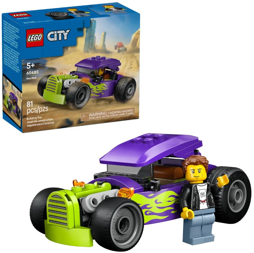 LEGO® City Hot Rod | 81 Piece Building Set | Ages 5 Plus