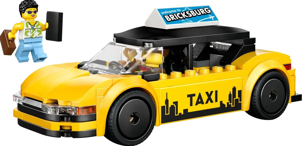 LEGO® City Yellow Taxi Building Set | 122 Pieces | Ages 5+
